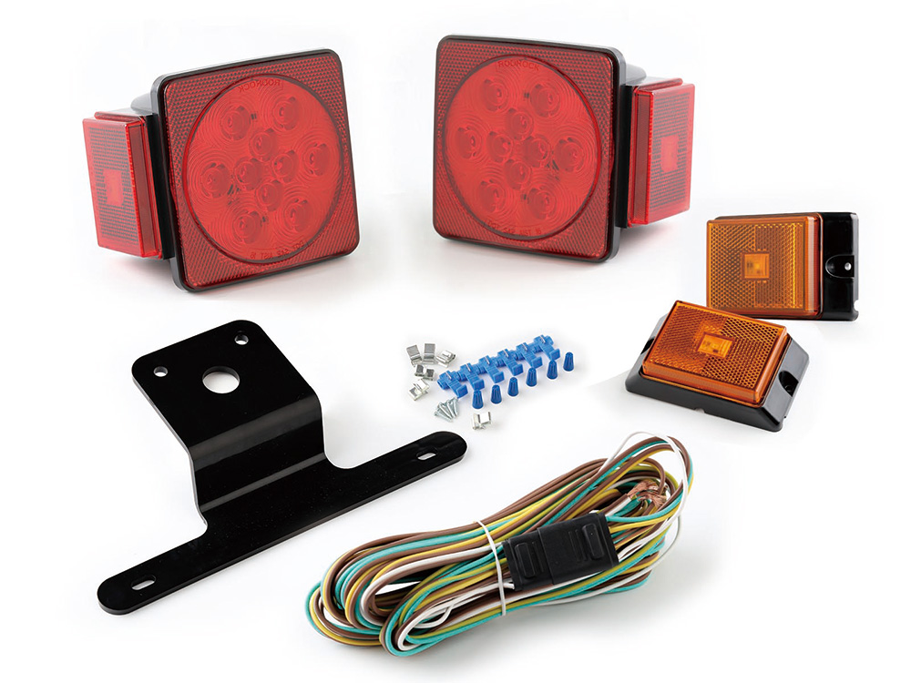 4 trailer tail and marker light set