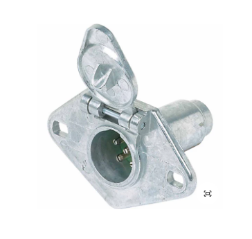 6-Pole Round Metal Vehicle Side Connector